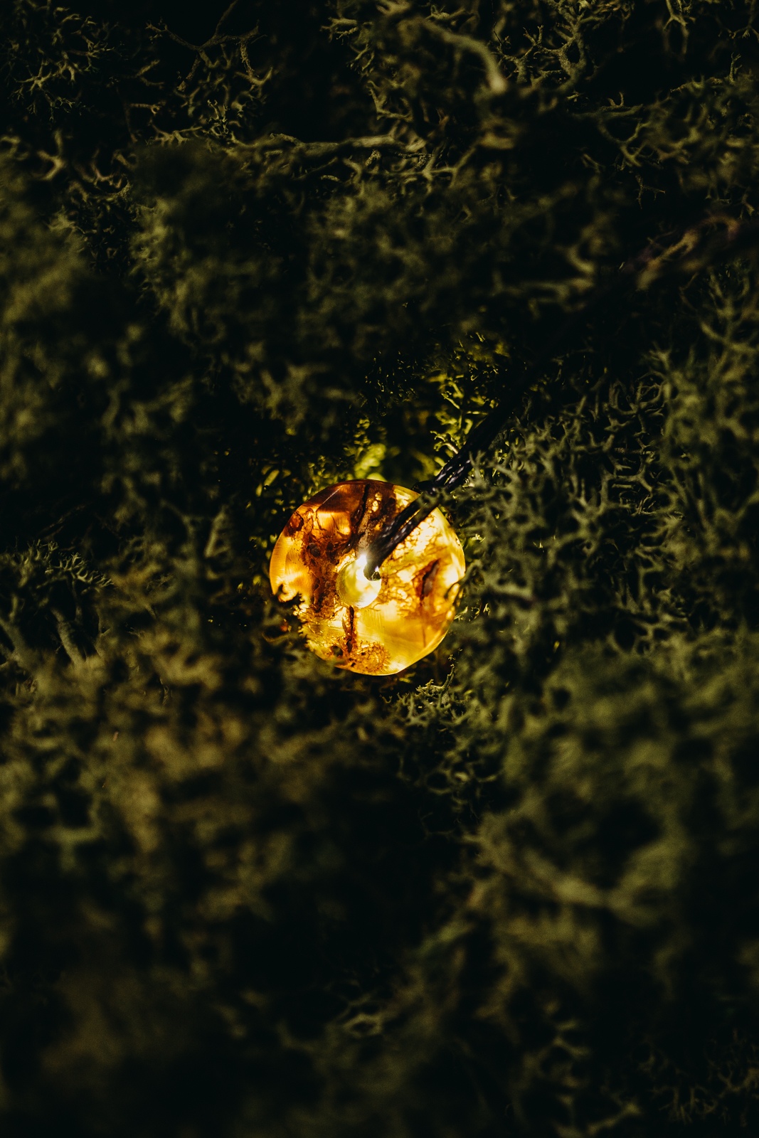 MINI amber amulet DOVANOS  - 5