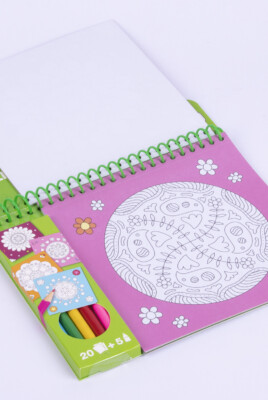 Mandala book paint with crayons ŽAISLAI - 2 Mandala book paint with crayons ŽAISLAI - 2
