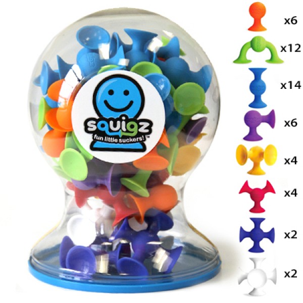 Squigz Deluxe Set Lavinamosios kortelės  - 2