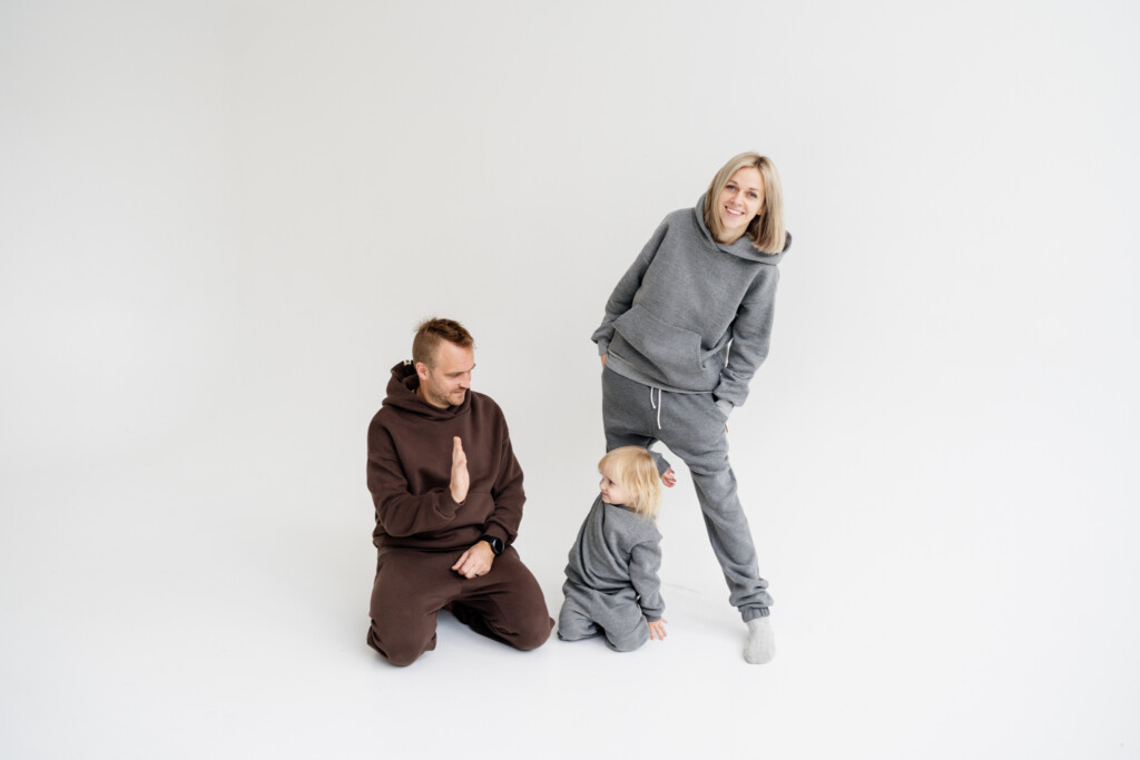 Hoodie with pocket, warm Džemperiai/švarkeliai  - 5