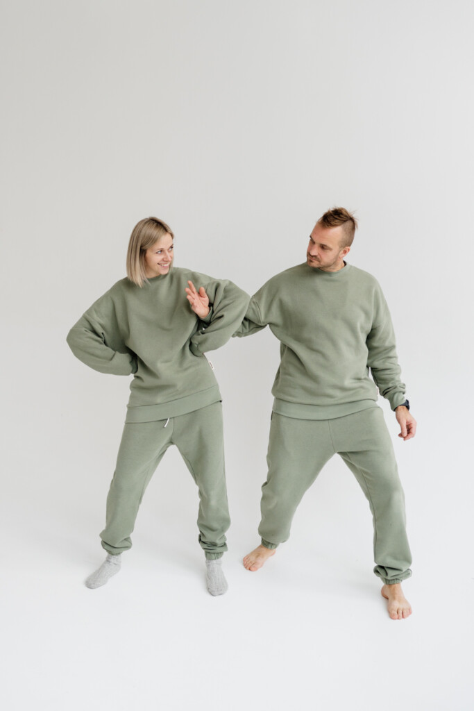 Laisvas džemperis, su pūkeliu, unisex Džemperiai/švarkeliai  - 8