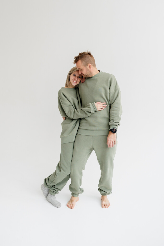 Laisvas džemperis, su pūkeliu, unisex Džemperiai/švarkeliai  - 9