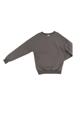 Oversized sweatshirt, thin material, unisex Outlet  - 4