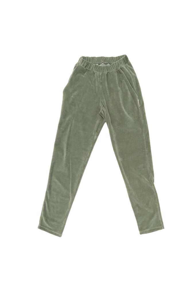 Straight velour pants -50%  - 5