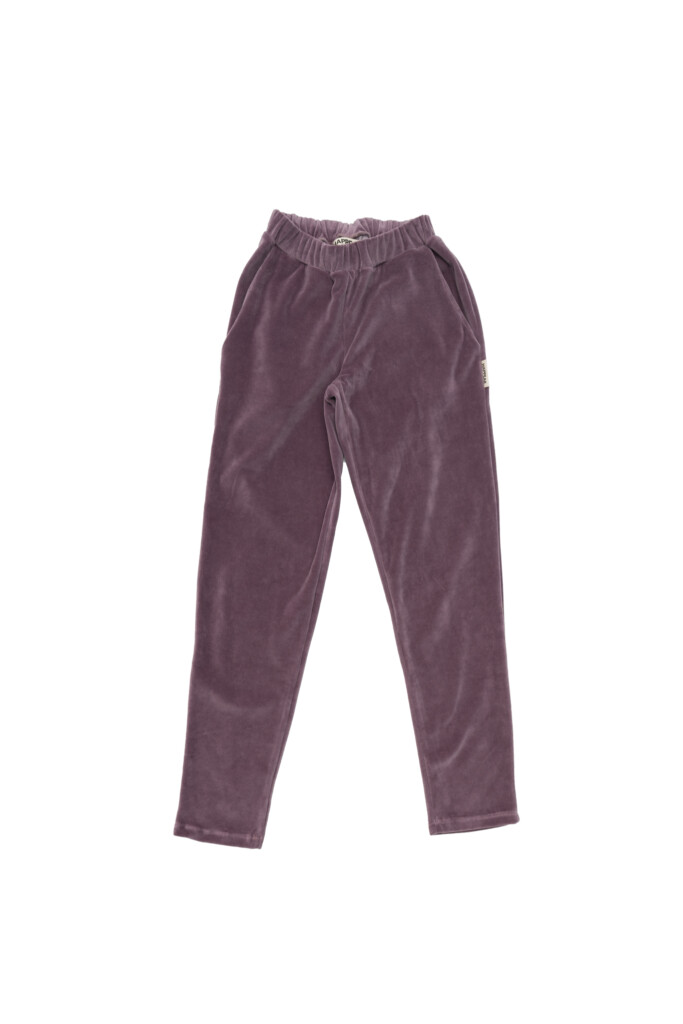 Straight velour pants -50%  - 6