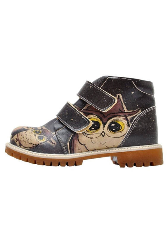 Vaikiški auliniai VEGAN batai “Owls family” BATAI VAIKAMS  - 5