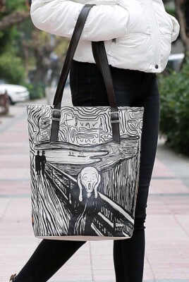 Rankinė VEGAN “Edvard Munch The scream” Moterims - 4 Rankinė VEGAN “Edvard Munch The scream” Moterims - 4