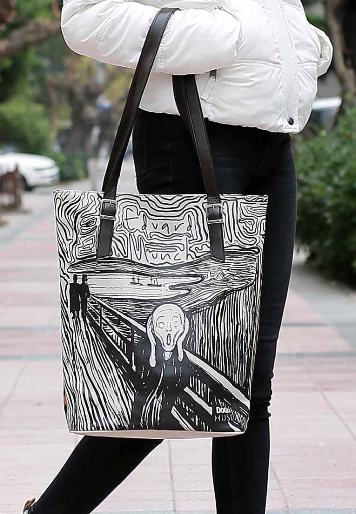 Rankinė VEGAN “Edvard Munch The scream” Moterims - 4 Rankinė VEGAN “Edvard Munch The scream” Moterims - 4