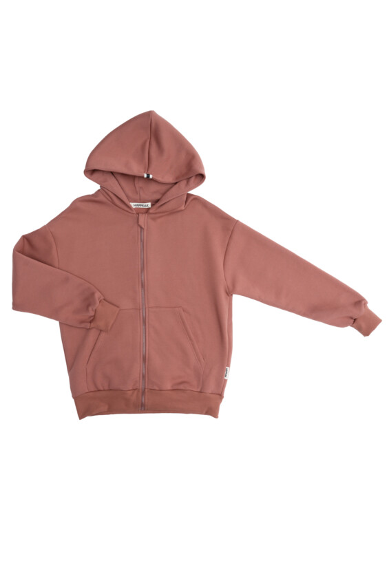 Hoodie with a zipper, warm, unisex -20%  - 5