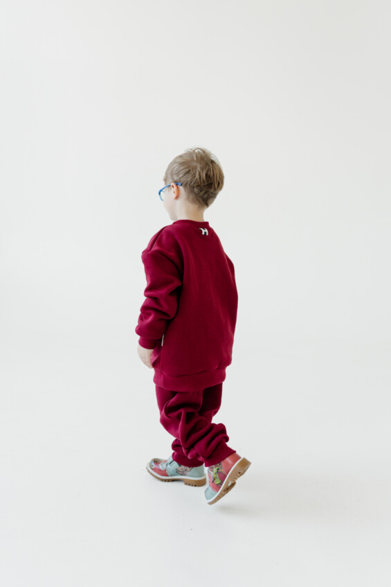 Vaikiškas laisvas džemperis, su pūkeliu IŠPARDAVIMAS  - 2
