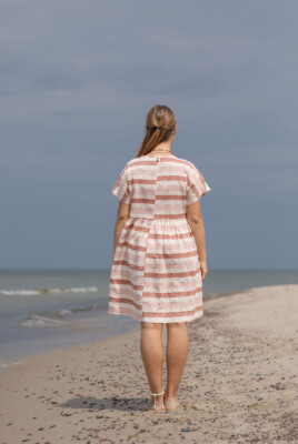 Laisva Suknelė Su Raukiniais IŠPARDAVIMAS  - 2