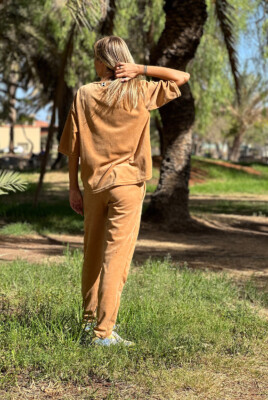 Siauros veliūrinės kelnės IŠPARDAVIMAS  - 4 Siauros veliūrinės kelnės IŠPARDAVIMAS  - 4