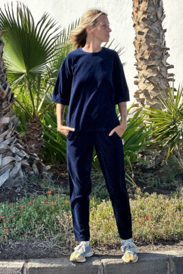 Siauros veliūrinės kelnės IŠPARDAVIMAS  - 5 Siauros veliūrinės kelnės IŠPARDAVIMAS  - 5