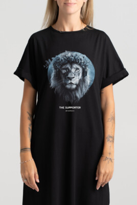 Ilga suknelė „The Supporter” Drabužiai su spauda  - 4