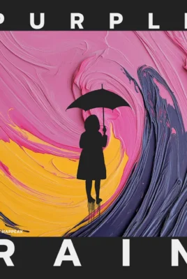 Trumpa suknelė „Purple Rain” ART.HAPPEAK  - 8