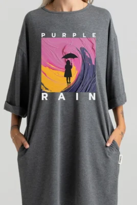 Trumpa suknelė „Purple Rain” ART.HAPPEAK  - 2