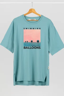 Marškinėliai „Swimming Balloons” Marškinėliai su spauda - 2 Marškinėliai „Swimming Balloons” Marškinėliai su spauda - 2
