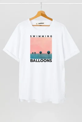 Marškinėliai „Swimming Balloons” Marškinėliai su spauda - 5 Marškinėliai „Swimming Balloons” Marškinėliai su spauda - 5