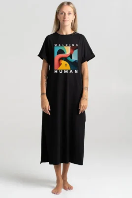 Ilga suknelė „Walkman” Suknelės su spauda  - 6 Ilga suknelė „Walkman” Suknelės su spauda  - 6