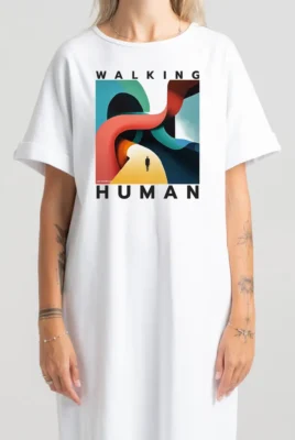 Ilga suknelė „Walkman” Suknelės su spauda  - 4 Ilga suknelė „Walkman” Suknelės su spauda  - 4