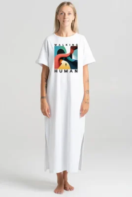 Ilga suknelė „Walkman” Suknelės su spauda  - 3 Ilga suknelė „Walkman” Suknelės su spauda  - 3