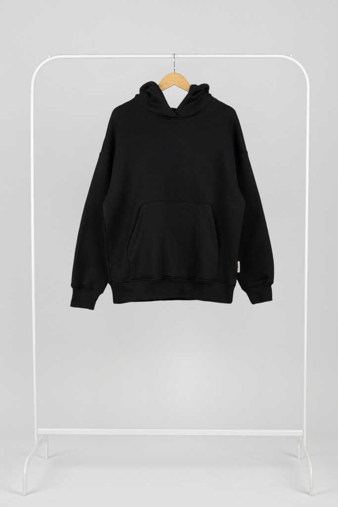 Džemperis su kišene, su pūkeliu, unisex -20%  - 3