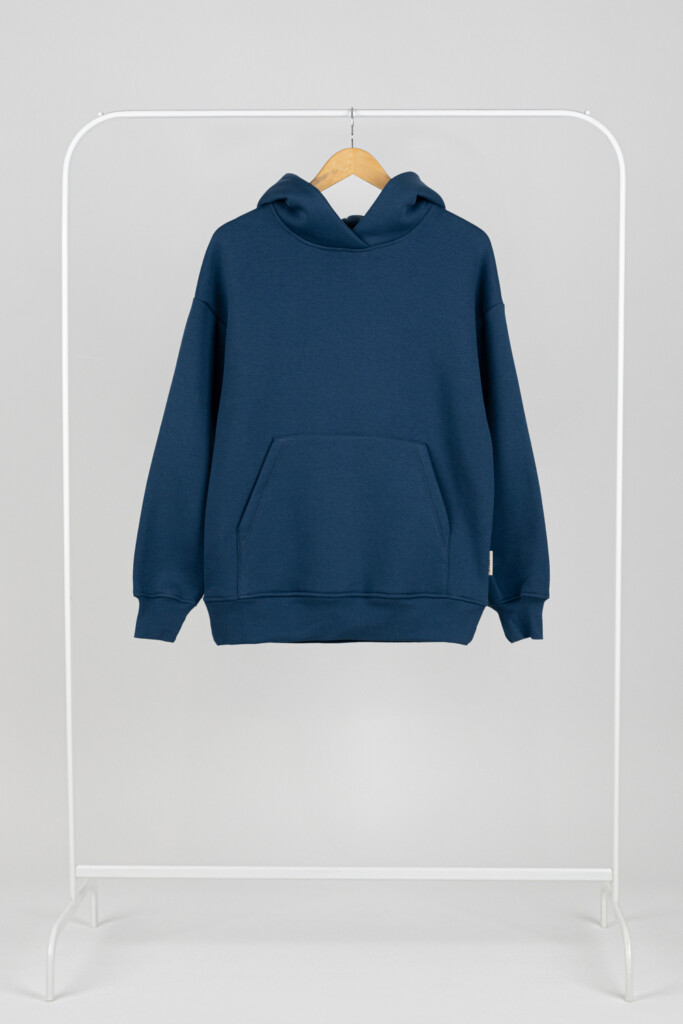 Džemperis su kišene, su pūkeliu, unisex -20%  - 1