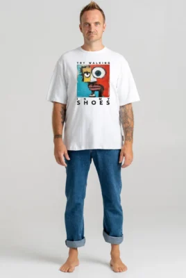 Marškinėliai „Try Walking In My Shoes” ART.HAPPEAK  - 6 Marškinėliai „Try Walking In My Shoes” ART.HAPPEAK  - 6