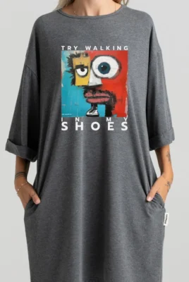 Trumpa suknelė „Try Walking In My Shoes” ART.HAPPEAK  - 8