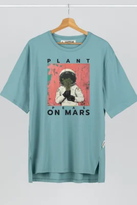 Marškinėliai „Plant Peas On MArs” Marškinėliai su spauda  - 4