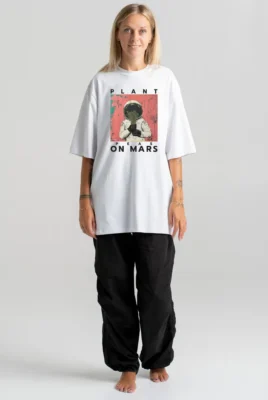 Marškinėliai „Plant Peas On MArs” Marškinėliai su spauda  - 6