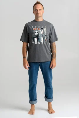 Marškinėliai „Speak Truth” ART.HAPPEAK  - 7 Marškinėliai „Speak Truth” ART.HAPPEAK  - 7