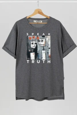 Marškinėliai „Speak Truth” ART.HAPPEAK  - 4 Marškinėliai „Speak Truth” ART.HAPPEAK  - 4