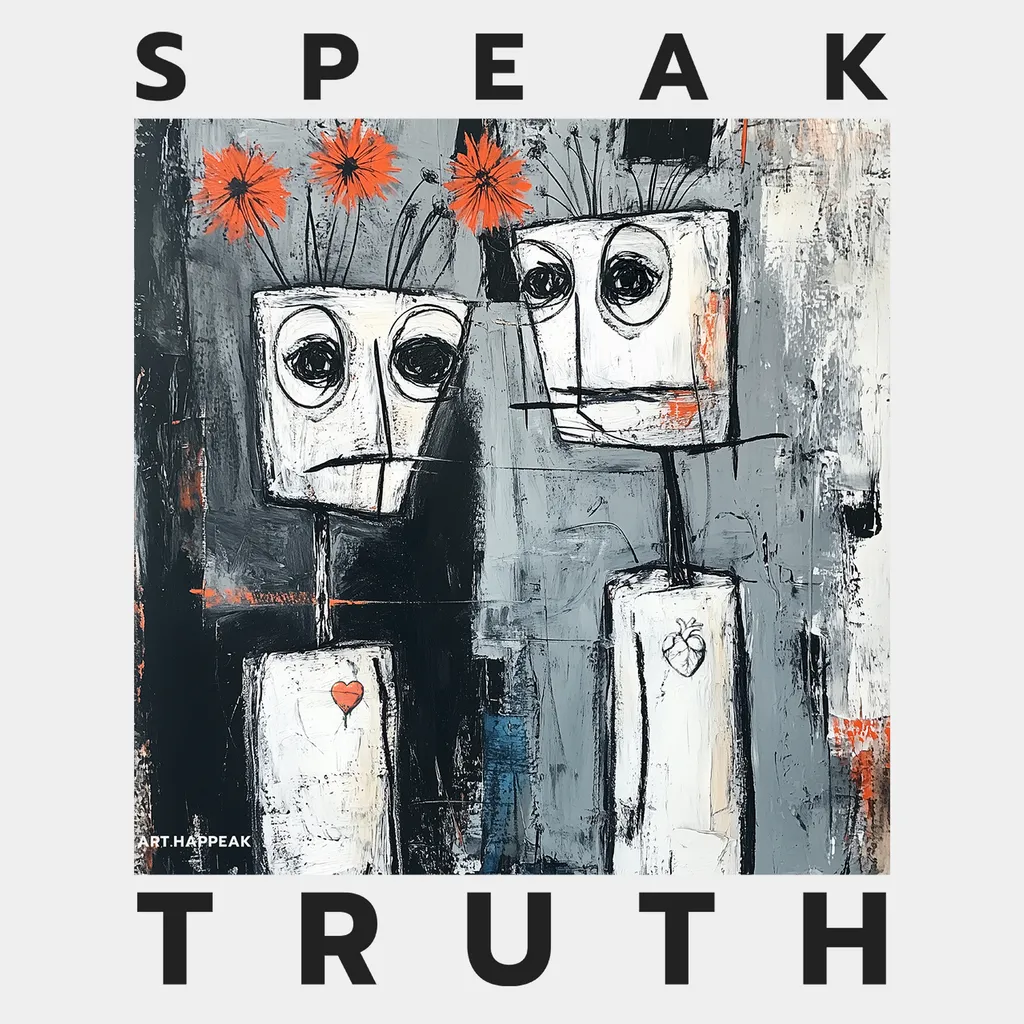 Trumpa suknelė „Speak Truth” Suknelės su spauda  - 8