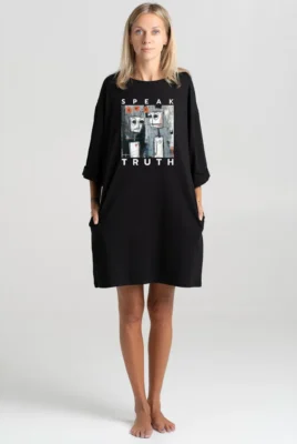 Trumpa suknelė „Speak Truth” ART.HAPPEAK  - 3