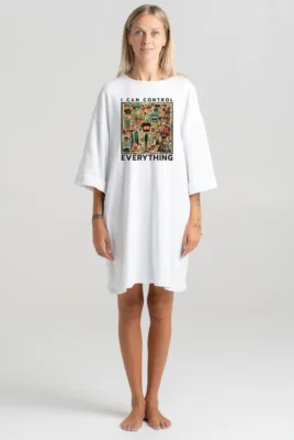 Trumpa suknelė „I Can Control Everything” Suknelės su spauda  - 4 Trumpa suknelė „I Can Control Everything” Suknelės su spauda  - 4