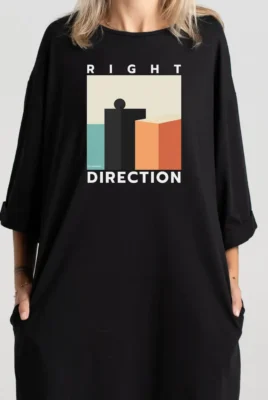 Trumpa suknelė „Right Direction” Suknelės su spauda - 5 Trumpa suknelė „Right Direction” Suknelės su spauda - 5