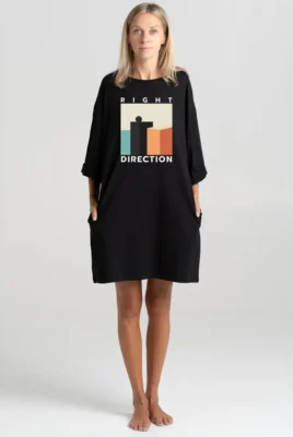 Trumpa suknelė „Right Direction” Suknelės su spauda - 4 Trumpa suknelė „Right Direction” Suknelės su spauda - 4