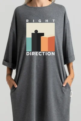 Trumpa suknelė „Right Direction” Suknelės su spauda - 8 Trumpa suknelė „Right Direction” Suknelės su spauda - 8