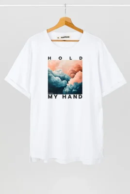 Marškinėliai „Hold My Hand” ART.HAPPEAK  - 5 Marškinėliai „Hold My Hand” ART.HAPPEAK  - 5
