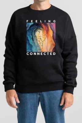 Džemperis „Feeling Connected” Džemperiai su spauda  - 2