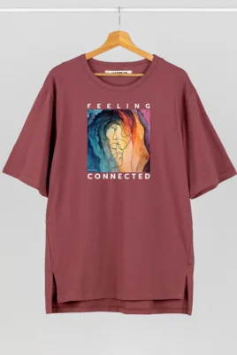 Marškinėliai „Feeling Connected” ART.HAPPEAK - 4 Marškinėliai „Feeling Connected” ART.HAPPEAK - 4