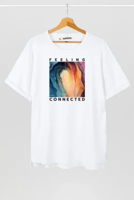 Marškinėliai „Feeling Connected” ART.HAPPEAK - 5 Marškinėliai „Feeling Connected” ART.HAPPEAK - 5