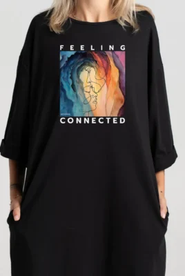 Trumpa suknelė „Feeling Connected” Drabužiai su spauda  - 4