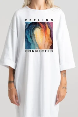 Trumpa suknelė „Feeling Connected” Drabužiai su spauda  - 7