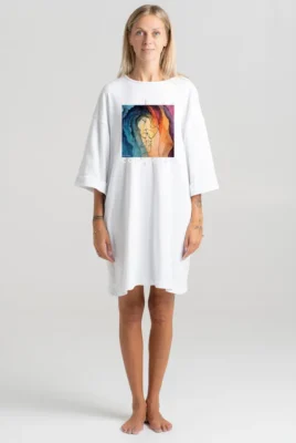 Trumpa suknelė „Feeling Connected” Drabužiai su spauda  - 6