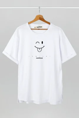 Marškinėliai „Smile” Marškinėliai su spauda  - 2