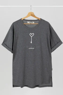 Marškinėliai „Love is a key” Marškinėliai su spauda  - 3