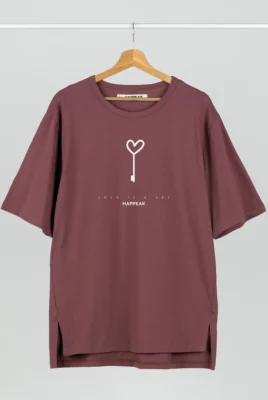 Marškinėliai „Love is a key” Marškinėliai su spauda  - 2