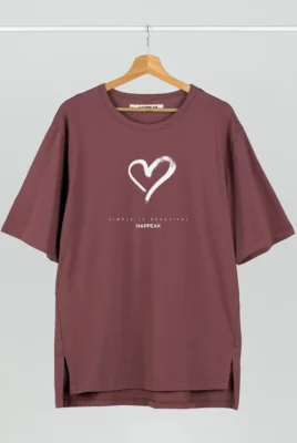 Marškinėliai „Heart spray” Marškinėliai su spauda  - 5